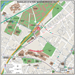 MBTA Ruggles Neighborhood Map